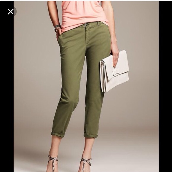 khaki green chinos womens